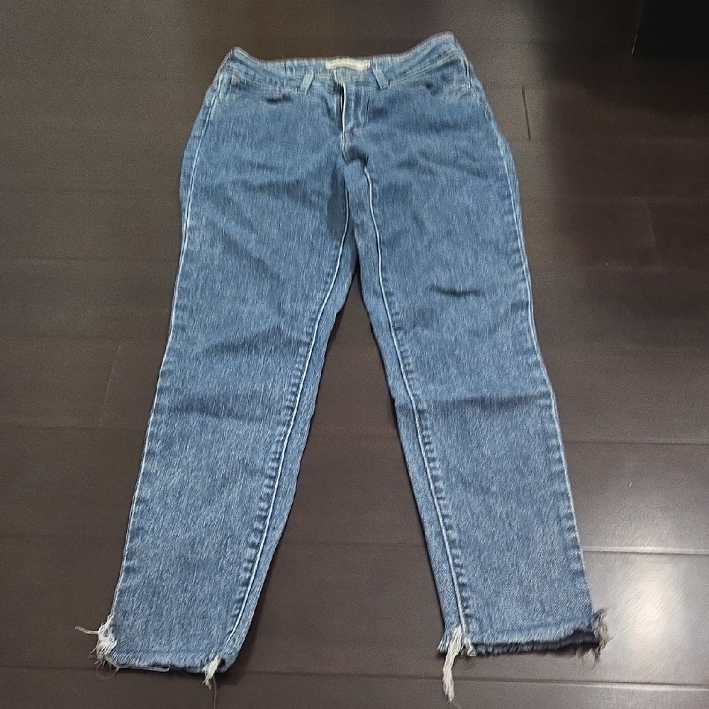 Levi's Blue Ankle Jeans for Women